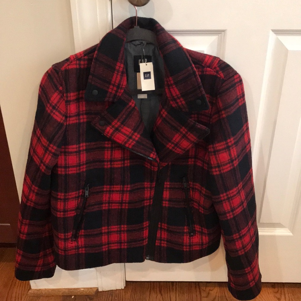 GAP plaid winter coat